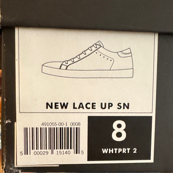 Banana Republic- White Leather Lace-Up Sneakers- minimalist luxury-NIB - Picture 11 of 13